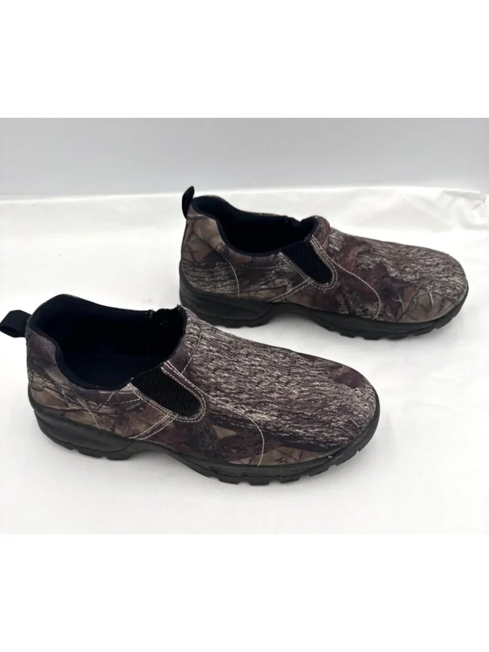 RedHead XTR Camo Slip-On Shoes Mens Size 11M Rugged Outsole Textile Upper Huntin